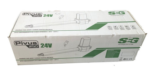 Kit Automatización Portón Abatible Pivus 250 24 V Condominio