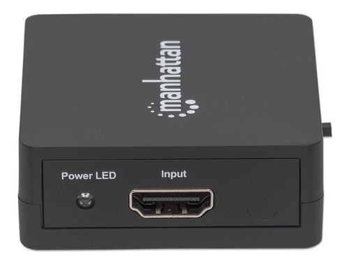 Imagen 3 de 6 de Video Splitter De 2 Puertos Hdmi 1080p Negro Manhattan