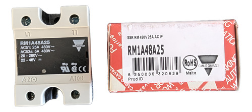 Relevador De Estado Solido 25 Amper Carlo Gavazzi Rm1a48a25