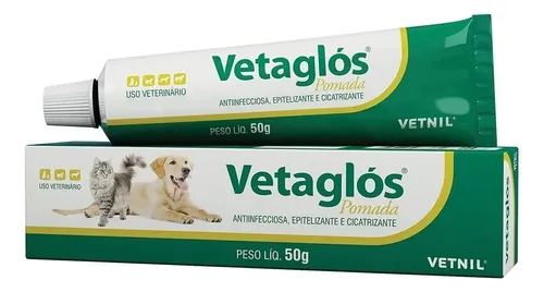 Vetaglos Pomada Cicatrizante Ferida Cachorro Gato 50g | MercadoLivre
