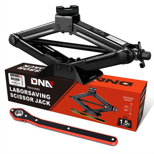 Dna Motoring Gato Elevador De Tijera De 1,5 Toneladas (3,306