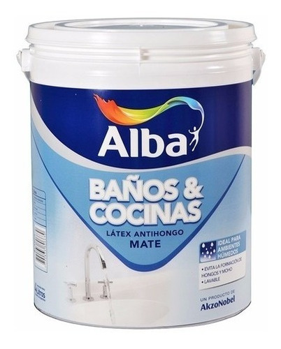 Latex Baños Y Cocina Alba 1 Lts - Deacero