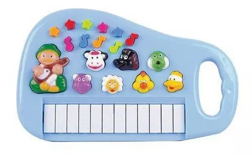 Teclado Infantil Musical Bichos - Piano Animal - SETOR STORE