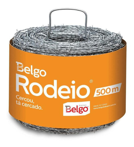 Arame Farpado Belgo Rodeio 500m