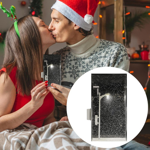 ¡ Luz Nocturna Con Escena De Nieve Luz Nocturna Hecha A