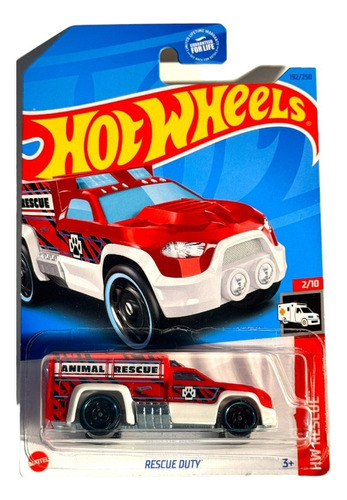 Hotwheels Rescue Duty (hw Rescue 2/10) Año 2024