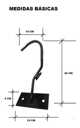 Imagem 3 de 5 de Gancho Suporte Pendurar Bicicleta Bike Parede Aro 16 A 29