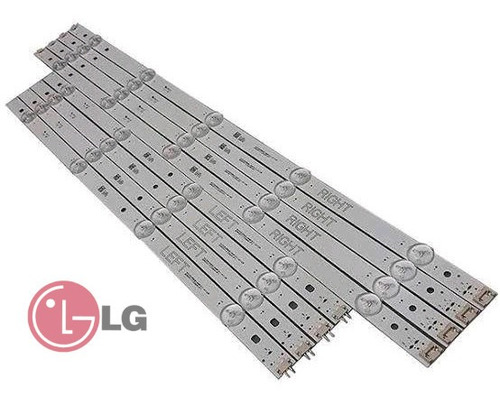 Kit Barras Led LG 49uj6300 49lj5500 49lj5550 Barramento Novo