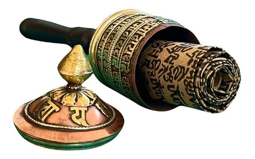 Rueda De Oración Tibetana Budista Artesanía Hecha Mano Nepal