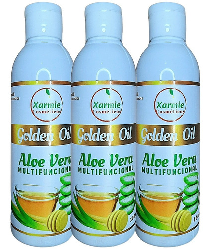 Óleo De Babosa Aloé Vera 300ml Puro Prensado A Frio Natural