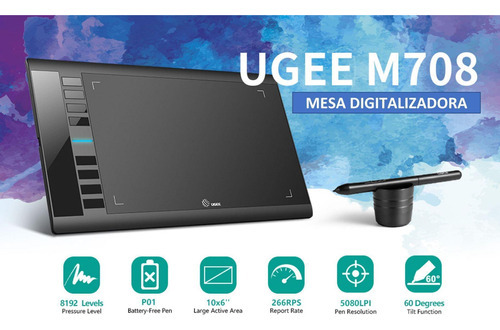 Mesa Digitalizadora Ugee - M708