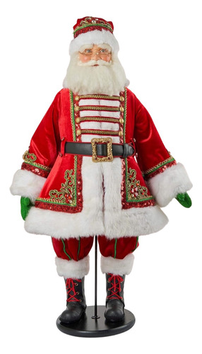Santa Claus Papa Noel Figura De Colección 85cm Alta Calidad