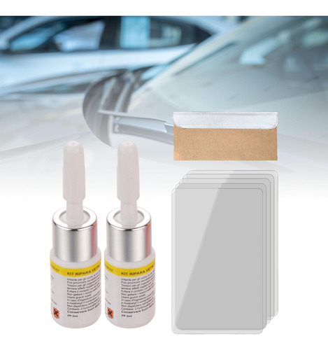 2x Kit De Reparación De Grietas De Parabrisas De Automóvil