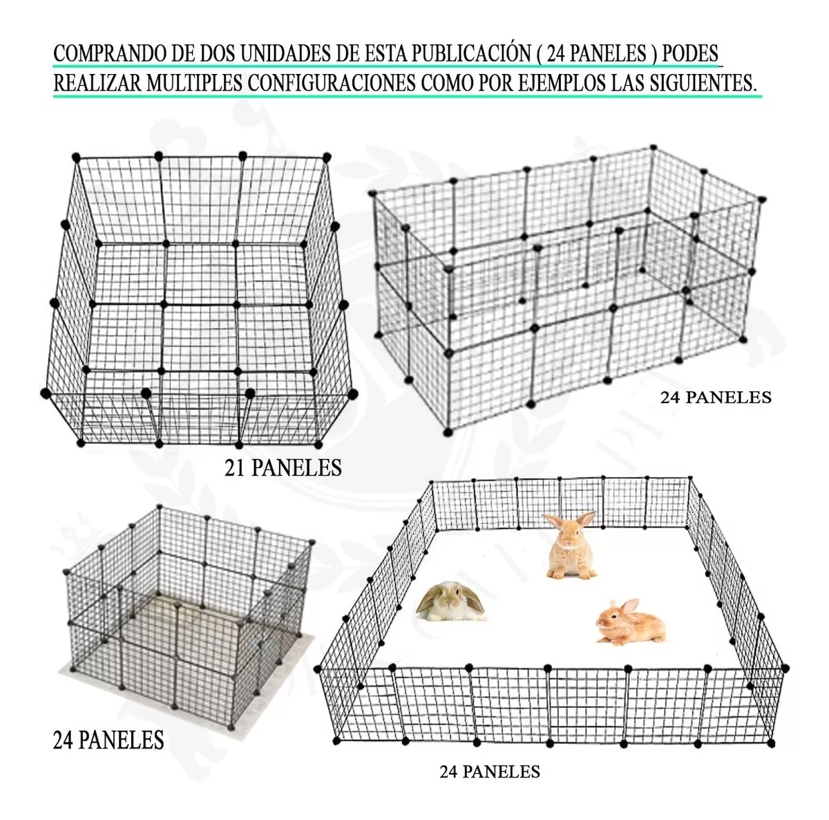 Corral Jaula Para Conejo Cobayo Hamster Perros Gatos Erizos