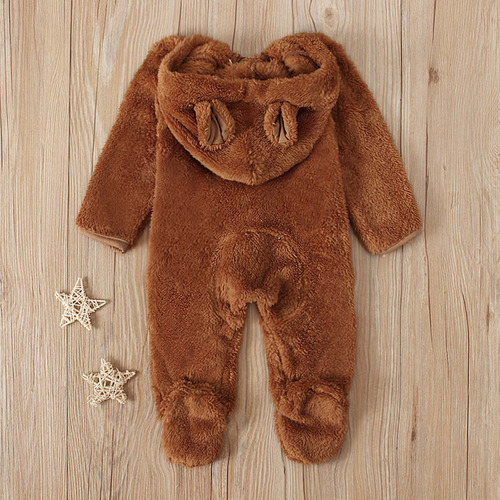 Mono Polar De Invierno Para Bebés Recién Nacidos Y Niñas, Co
