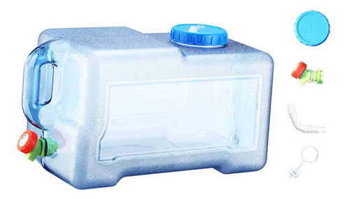 Recipiente De Agua Portátil Con Grifo, Cubo De 22 Litros