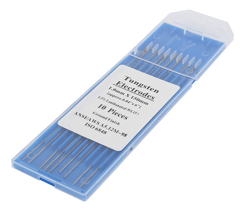 10pcs Electrodo Tig Wl15 Para Soldar Acero Inoxidable
