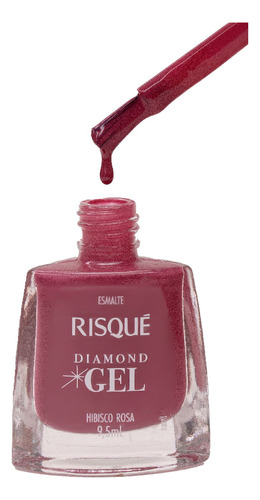 Risque Esmalte Gel Hibisco Rosa 