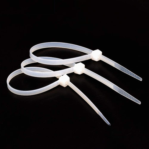 Blancos Lazos Del Cierre Relámpago De 8 Pulgadas 1000 Ziptie