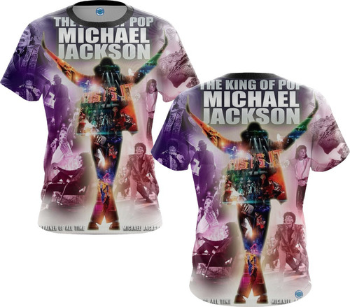 Camisa Camiseta Michael Jackson Estrela Do Pop 23