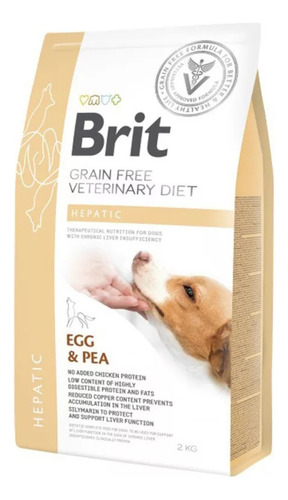 Brit Hepatic 2 Kg. Alimento Para Perro Con Falla Hepática Ld