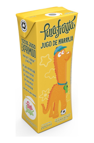 Jugo De Naranja Pura Frutta Kids 12 X 250 Ml