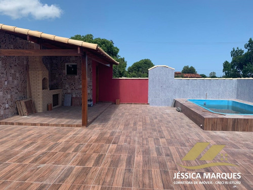 Imagem 10 de 10 de Casa De 2 Quartos, Área Gourmet Piscina Em Unamar - Jmc35.2