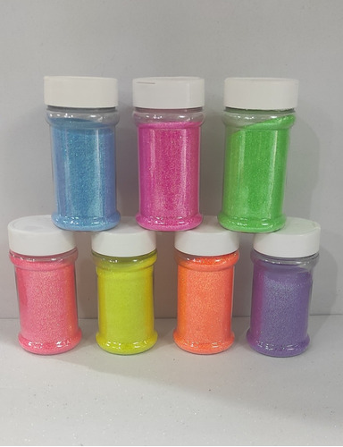 Escarcha Neon Fluorescente 60 Grs