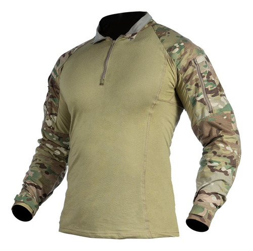 Camisa Playera Táctico G4 Manga Larga Codal Juego Militar