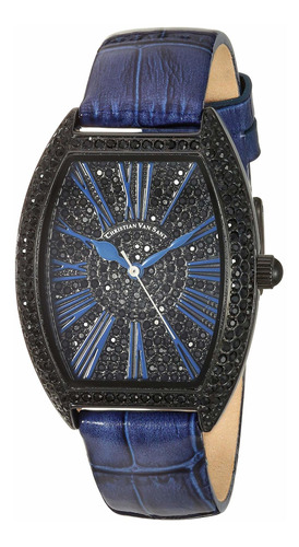 Reloj Mujer Christian Van Sant Cv4845 Cuarzo Pulso Azul En