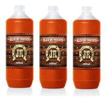 Comprar Óleo De Mocotó Jr Para Couro Selas Arreios Botas - Kit 3x 1l