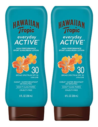 Hawaiian Tropic Protector Solar En Loción Activa Diaria Spf