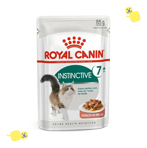 Royal Canin alimento úmido instinctive 7+ gatos 85g
