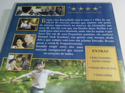 Dvd O Menino Do Pijama Listrado. (Usado)