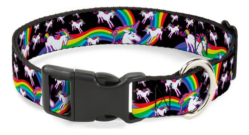 Buckle-down 8  12  Unicorns/rainbow Swirl Negro De Plastico