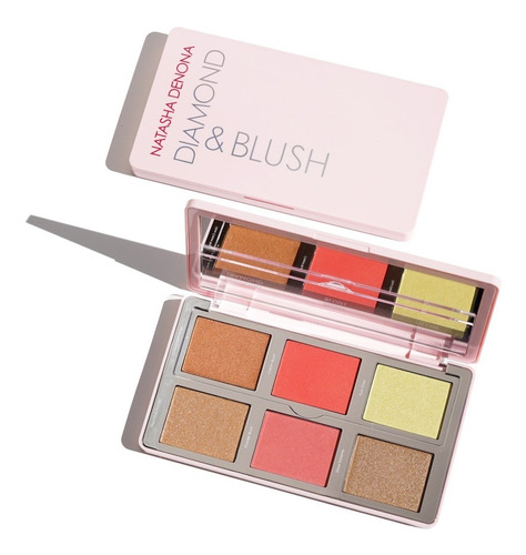 Natasha Denona Diamond & Blush Palette Citrus Rubor Iluminad