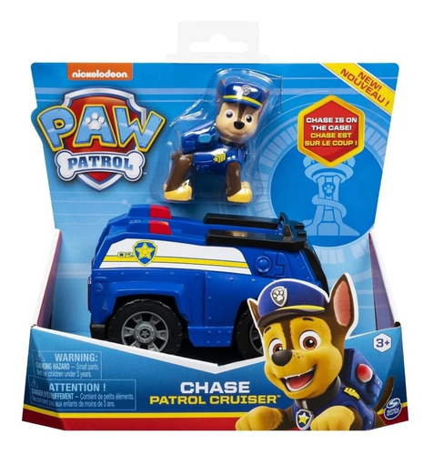 Paw Patrol Vehiculo Mediano - Figura Chase -