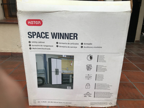 Armario Organizador Keter Space Winner Blanco