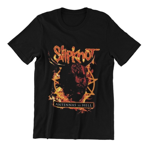 Polera Unisex Slipknot Metal Rock Demonio Estampado Algodon