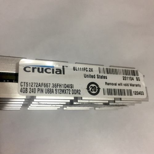 Memória RAM  4GB 1 Crucial CT51272AF667