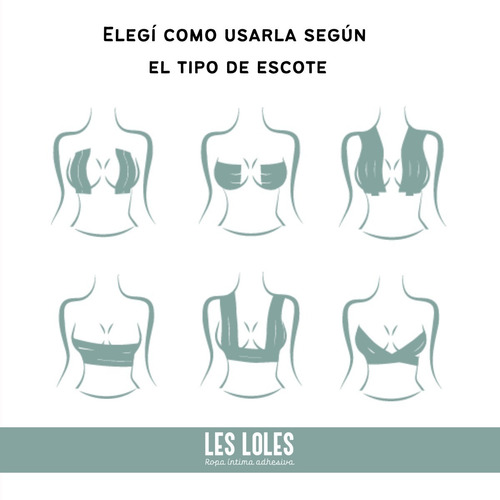 Imagen 6 de 10 de Combo Corpiño Adhesivo Cinta Boob Tape + Pezoneras Silicona
