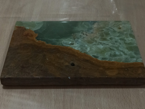 Recorte Mármol Onix Verde Oscuro (Usado)