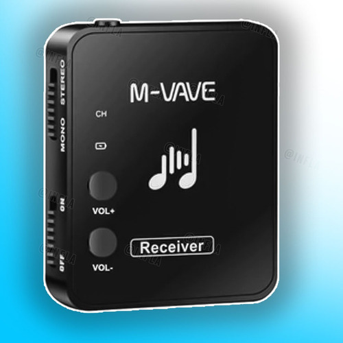 Receptor M-vave Wp-10 Retorno De Palco Adicional Avulso Cor Preto