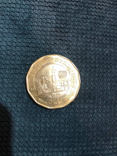 Moneda 500 Años De La Fundación De La Ciudad Y Puerto De Ver