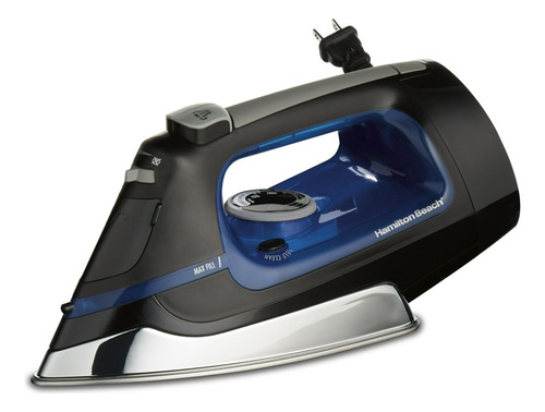 Plancha De Ropa Vapor Hamilton Beach Retractil Color Azul