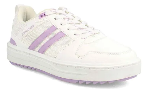 Zapatilla Mujer North Star Graf Blanco Lila