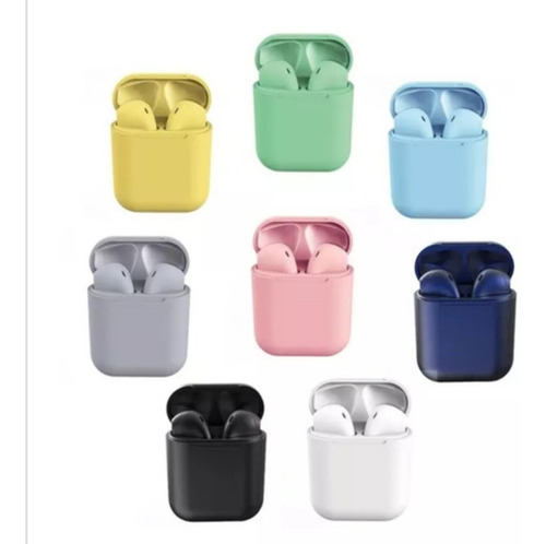 Audifonos Inalambricos Bluetooh I12 AirPods Colores 