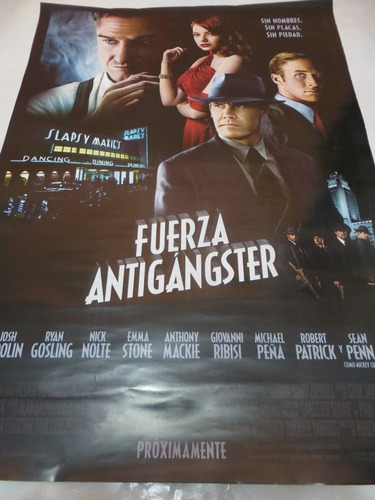 Poster Original De Cine Fuerza Antiganster