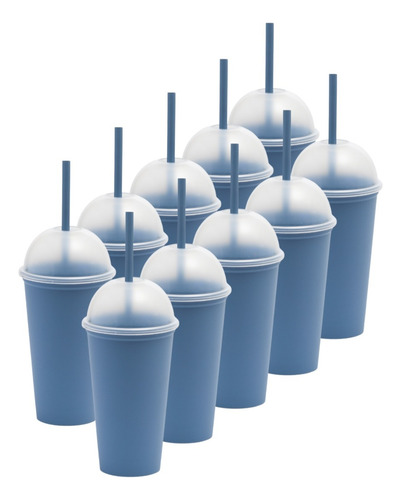 Paquete 15 Vasos Fiesta Para Bolo- Candy Bar Color Azul Pastel