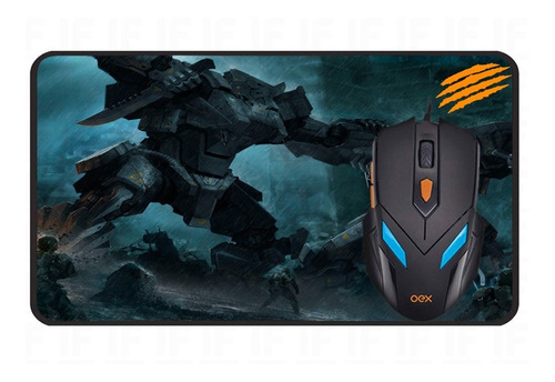 Mouse Gamer Speed C/ Mousepad Gamer Combo Speed